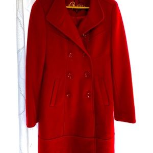 Women’s Guess Wool coat. Red. Size medium